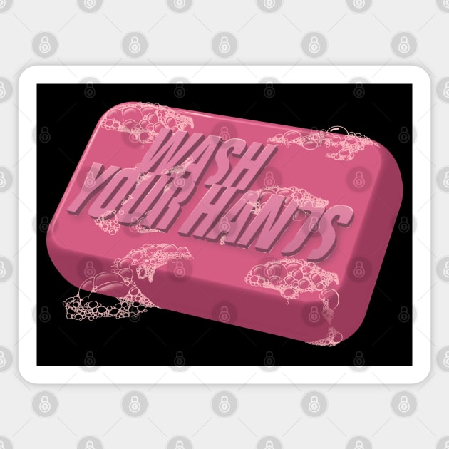 Do not talk about Soap Club - Wash Your Hands! Magnet by kgullholmen